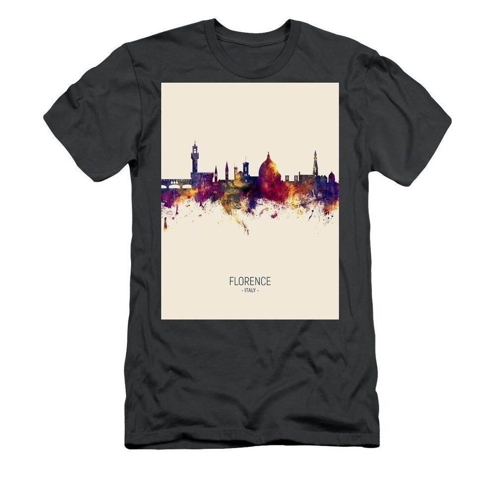 Florence Italy Skyline Travel Fan Retro Unisex T-Shirt